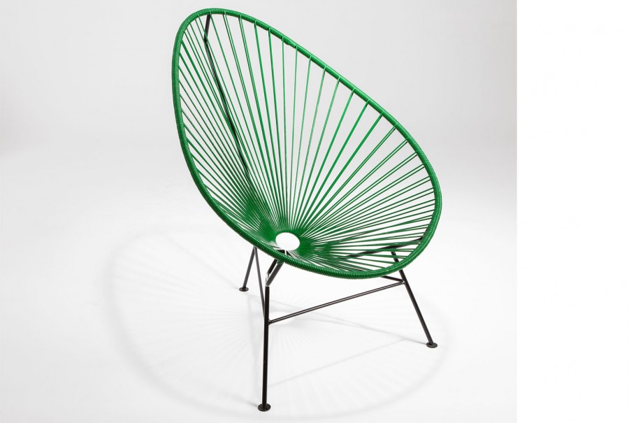 Acapulco Chair - grün/schwarz