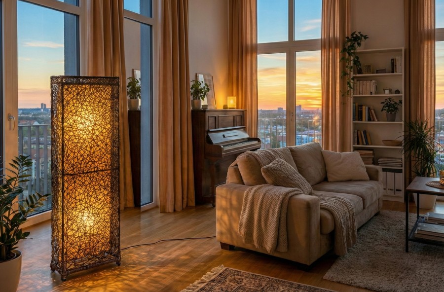 Lampe 'Clara', rechteckig